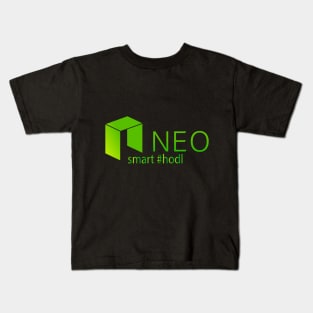 "NEO, smart #hodl" Kids T-Shirt